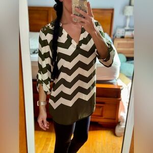 Chevron blouse